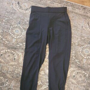 Lou & Grey Wanderweave Black Straight Leg Pants (M)